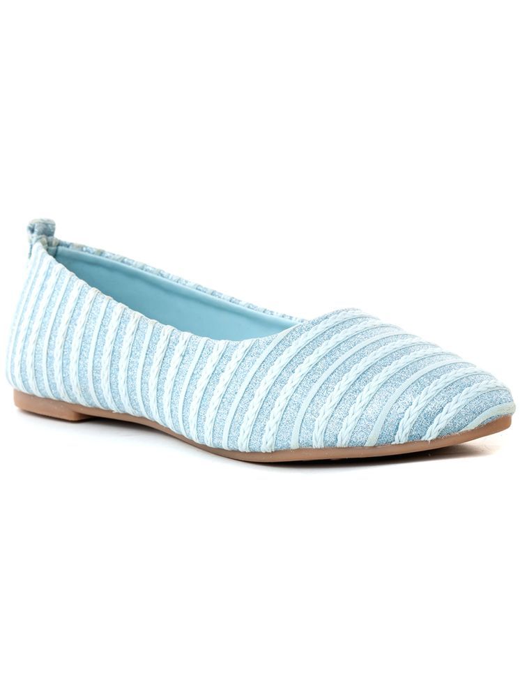     			KHADIM Blue Women's Casual Ballerinas