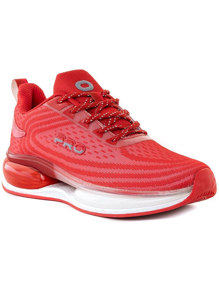     			KHADIM Red Men's Sports Running Shoes