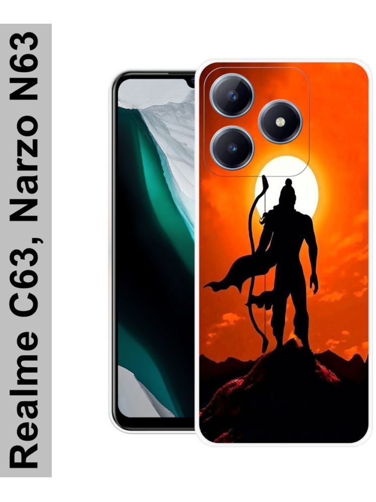     			PAEDICON Multicolor Printed Back Cover Silicon Compatible For Realme C63 5G ( Pack of 1 )