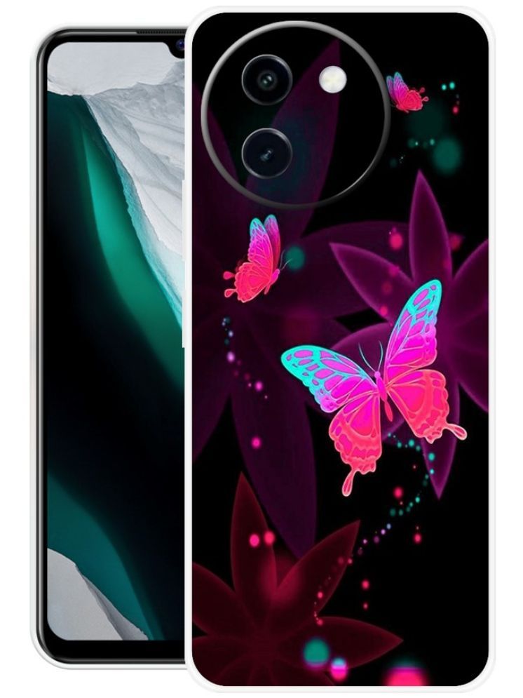     			PAEDICON Multicolor Printed Back Cover Silicon Compatible For Vivo T3x 5G ( Pack of 1 )