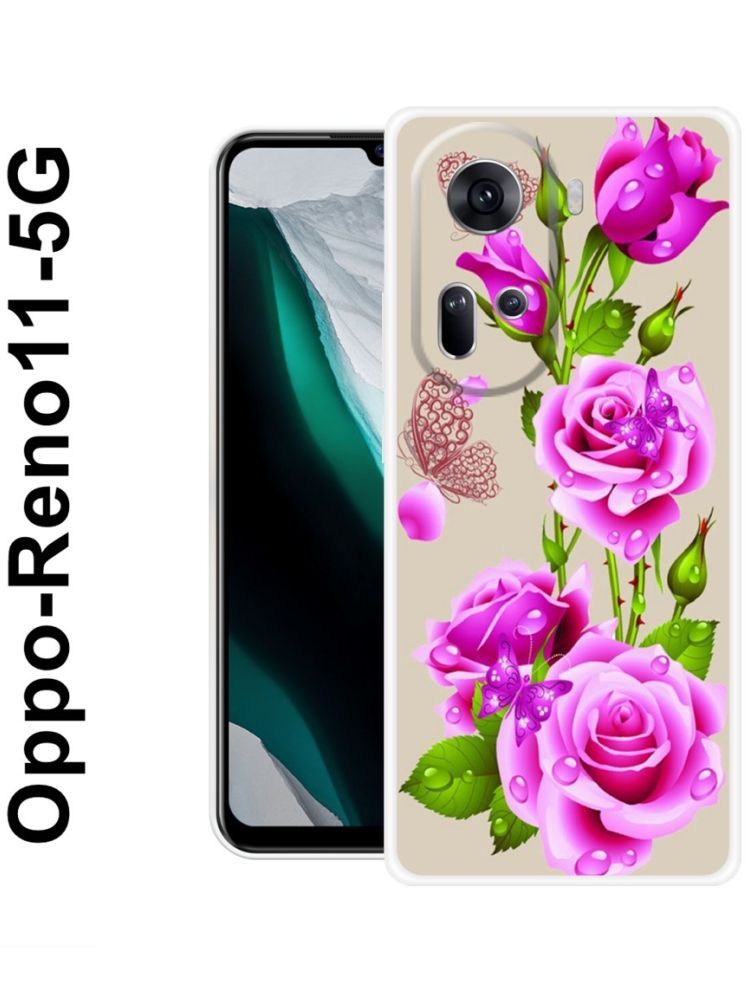     			PAEDICON Multicolor Printed Back Cover Silicon Compatible For OPPO Reno 11 5G ( Pack of 1 )