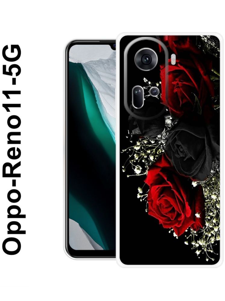     			PAEDICON Multicolor Printed Back Cover Silicon Compatible For OPPO Reno 11 5G ( Pack of 1 )