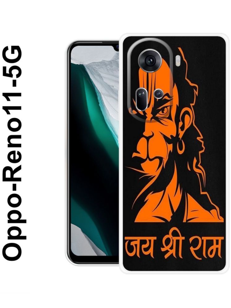     			PAEDICON Multicolor Printed Back Cover Silicon Compatible For OPPO Reno 11 5G ( Pack of 1 )