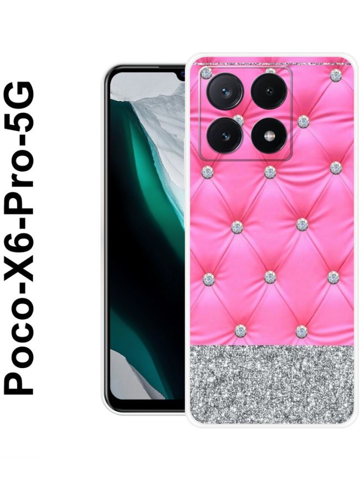     			PAEDICON Multicolor Printed Back Cover Silicon Compatible For POCO X6 Pro 5G ( Pack of 1 )