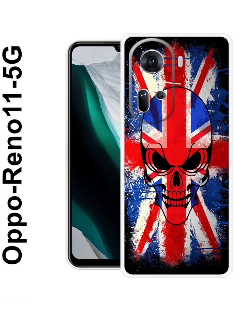     			PAEDICON Multicolor Printed Back Cover Silicon Compatible For OPPO Reno 11 5G ( Pack of 1 )