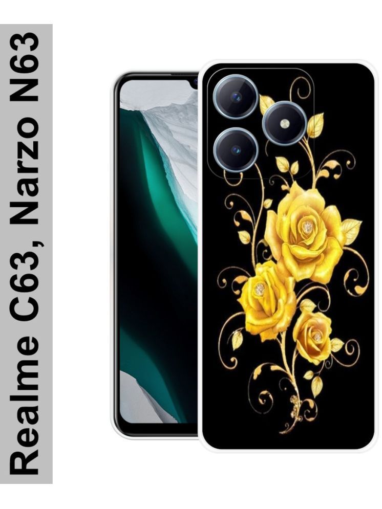     			PAEDICON Multicolor Printed Back Cover Silicon Compatible For Realme C63 5G ( Pack of 1 )