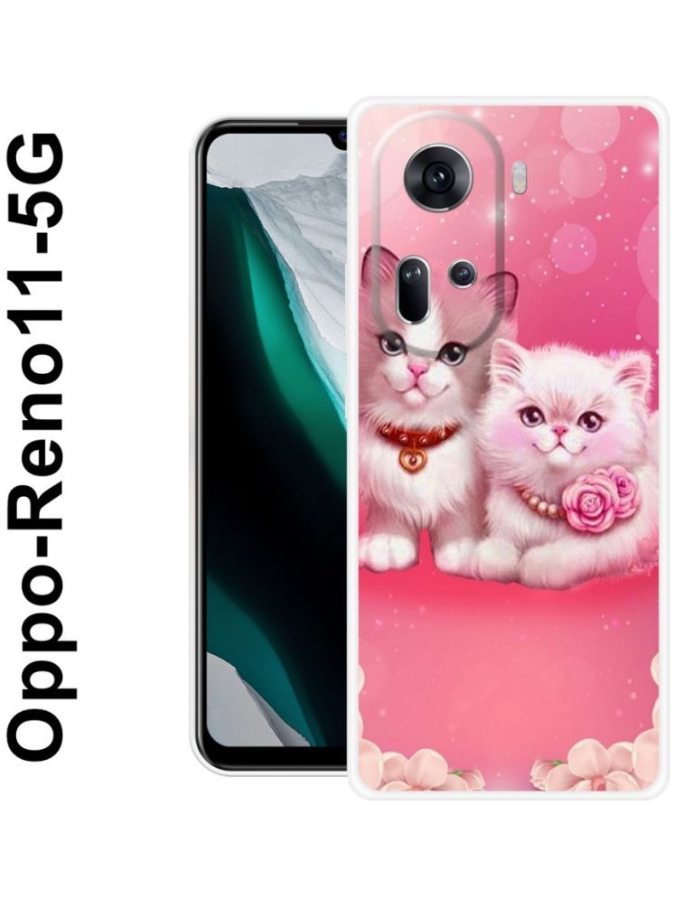     			PAEDICON Multicolor Printed Back Cover Silicon Compatible For OPPO Reno 11 5G ( Pack of 1 )