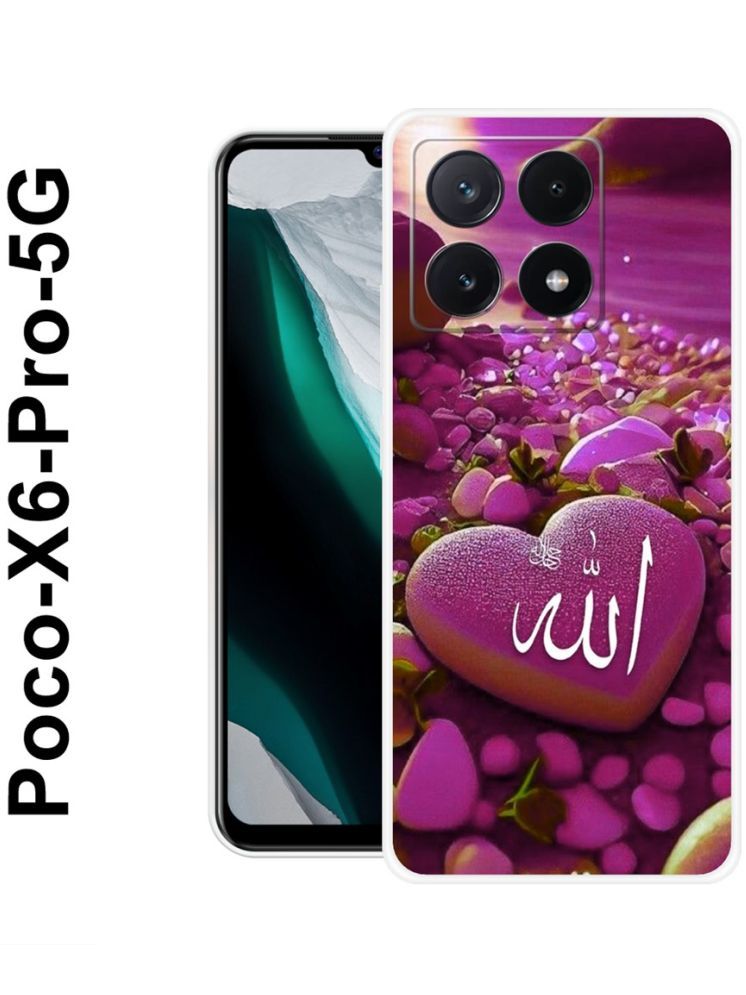     			PAEDICON Multicolor Printed Back Cover Silicon Compatible For POCO X6 Pro 5G ( Pack of 1 )