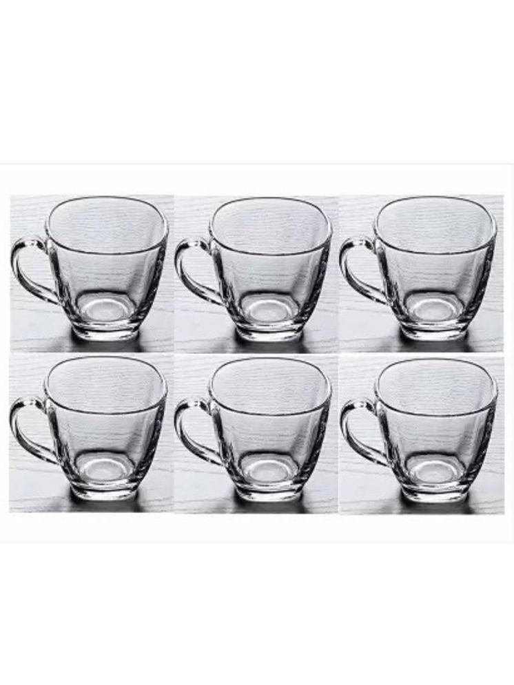     			Somil Glass Coffee & Tea Cup Floral Glass Tea Cup 100 ml ( Pack of 6 )