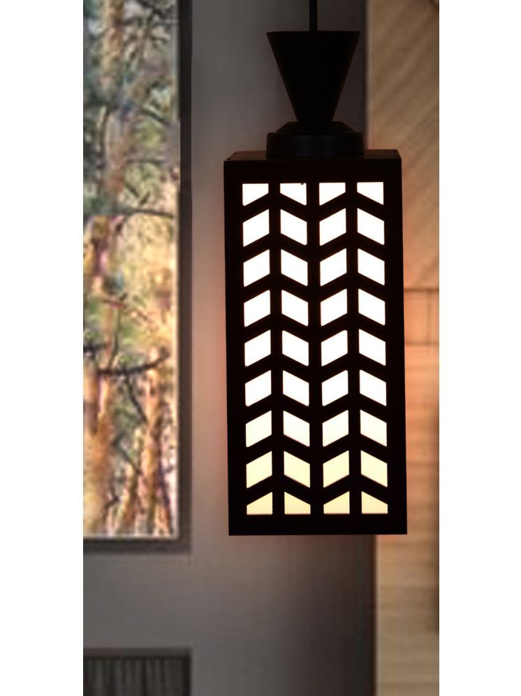     			Somil Wood Pendant Black - Pack of 1