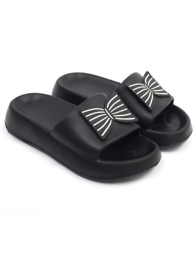     			FUSEOWL Black Women's Slide