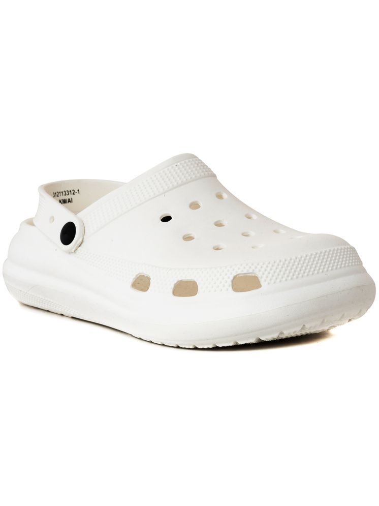     			KHADIM - White Men's Clogs