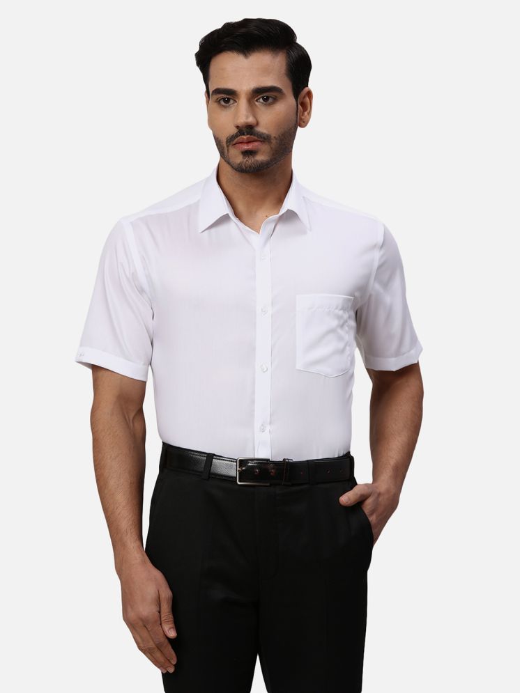     			Park Avenue Cotton Regular Fit Full Sleeves Men's Formal Shirt - White ( Pack of 1 )