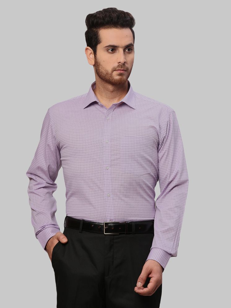     			Park Avenue Cotton Slim Fit Full Sleeves Men's Formal Shirt - Purple ( Pack of 1 )