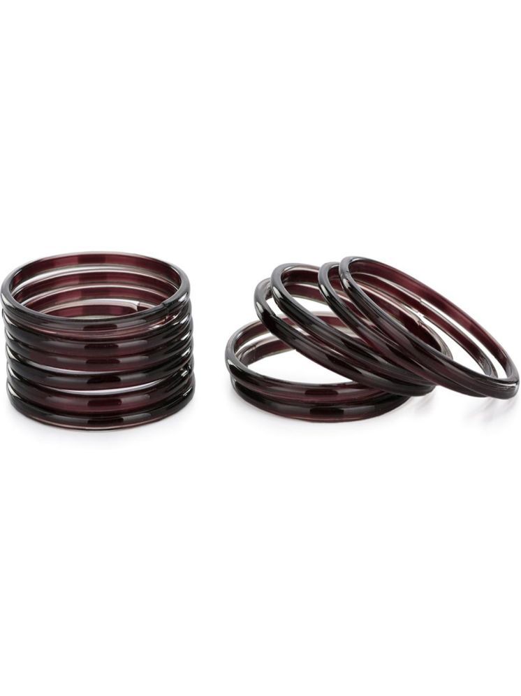     			Somil Brown Bangle Set ( Pack of 12 )