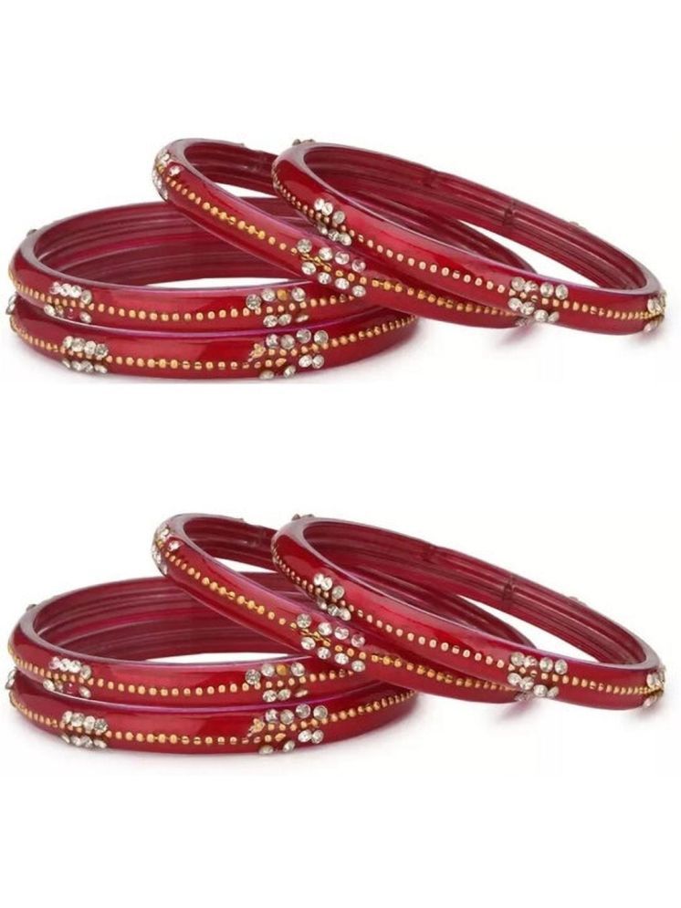     			Somil Multicolor Bangle Set ( Pack of 8 )