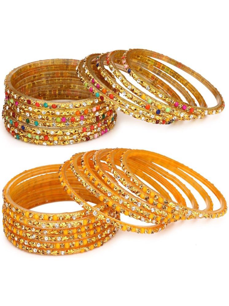     			Somil Multicolor Bangle Set ( Pack of 24 )