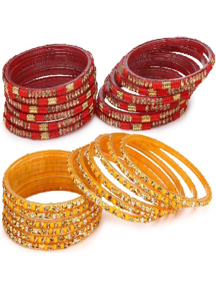     			Somil Multicolor Bangle Set ( Pack of 24 )