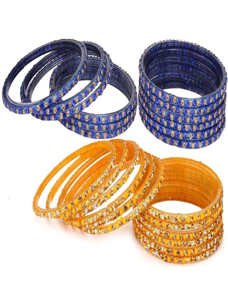     			Somil Multicolor Bangle Set ( Pack of 24 )