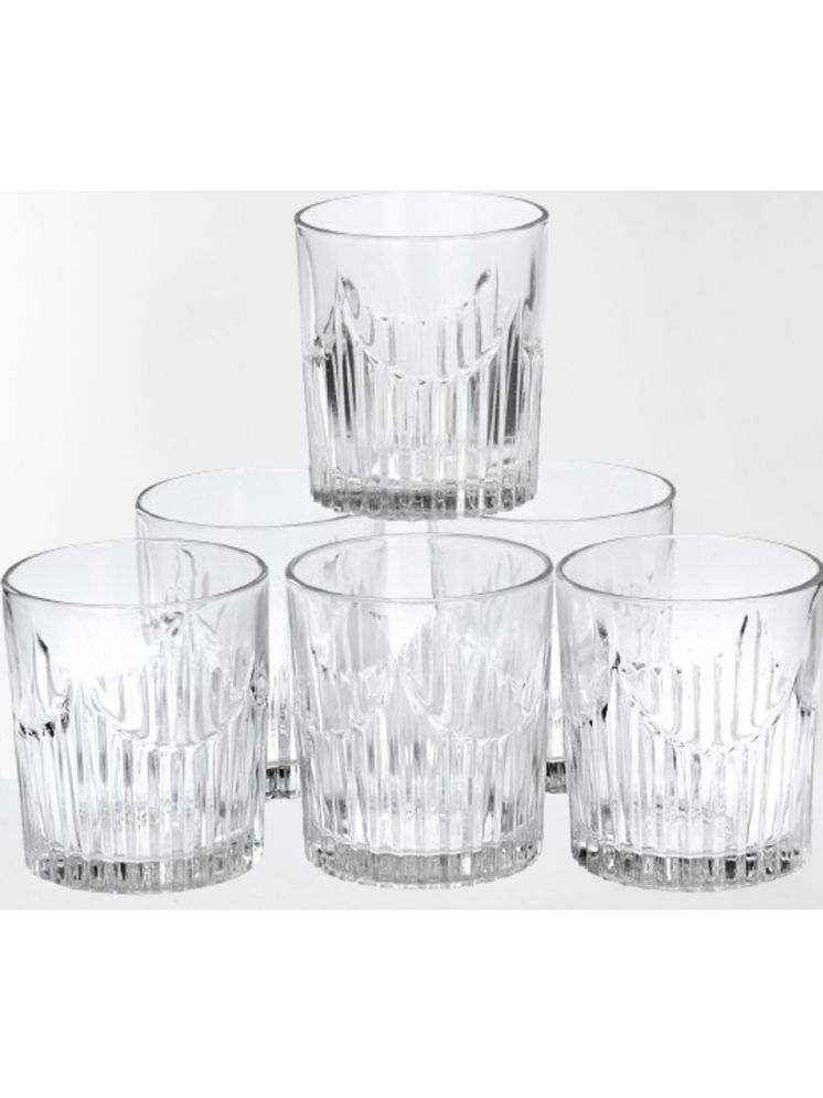     			Somil Party Glass/Beer Mug Glass Plain Water Glass 350 ml ( Pack of 6 ) Transparent