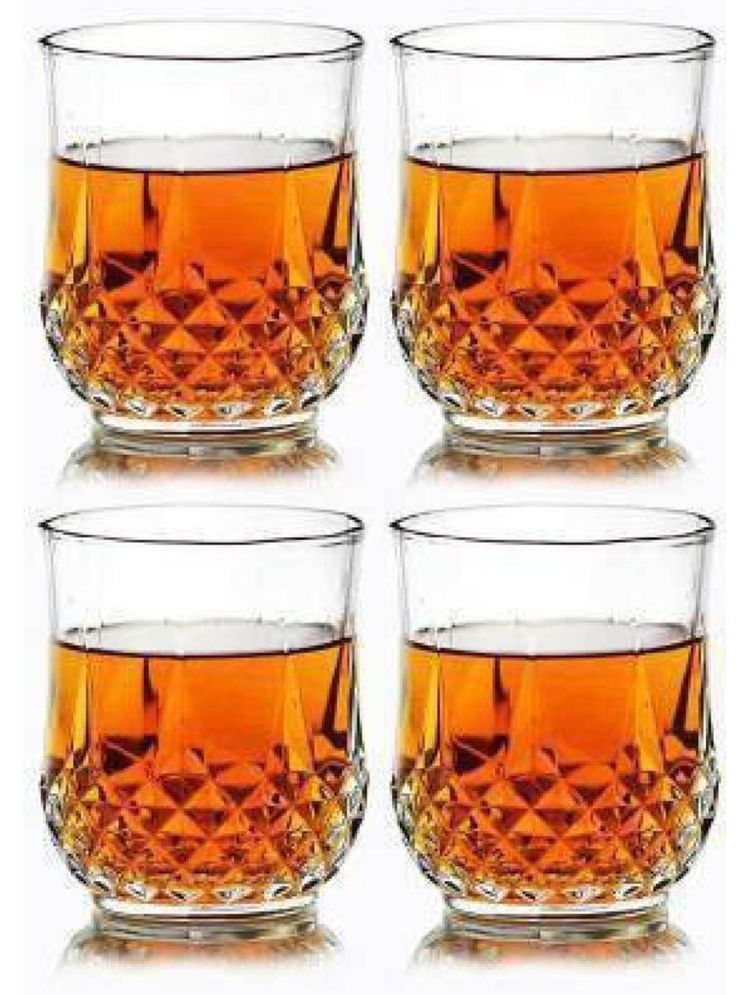     			Somil Party Glass/Beer Mug Glass Plain Water Glass 200 ml ( Pack of 4 ) Transparent