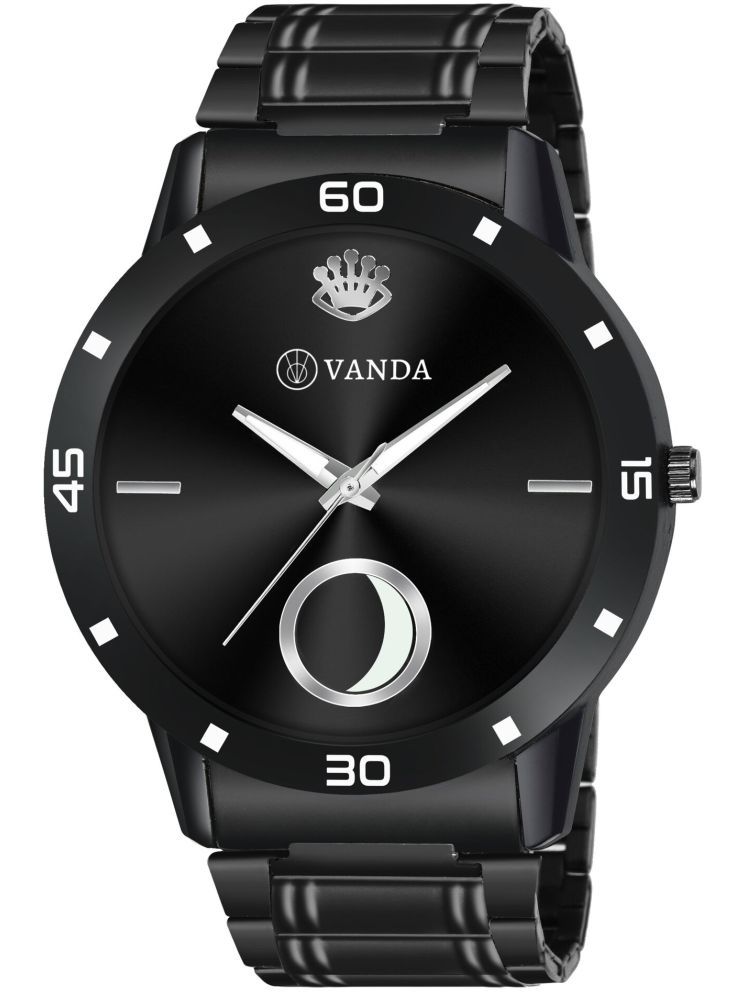     			VANDA Black Stainless Steel Analog Men's Watch