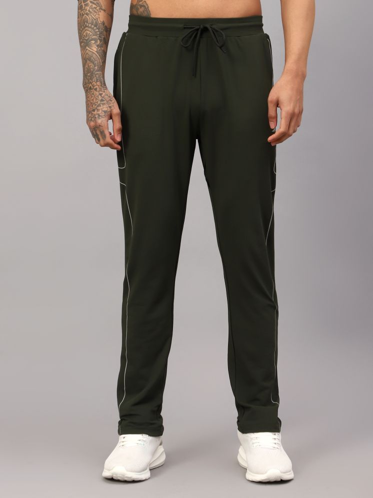     			Vector X Olive Polyester Men's Sports Trackpants ( Pack of 1 )