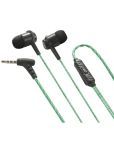 MZ M108 3.5 mm Wired Earphone In Ear Volume Controller Green