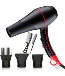 Sanjana Collections Salon Grade Professional 4000W with 2 Diffuser, 1 Comb Diffuser Hot and Cold Hair Dryer ( Black)