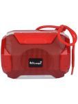 hitage BT-5.1 SNOW SERIES 5 W Bluetooth Speaker Bluetooth v5.0 with USB,SD card Slot Playback Time 12 hrs Red