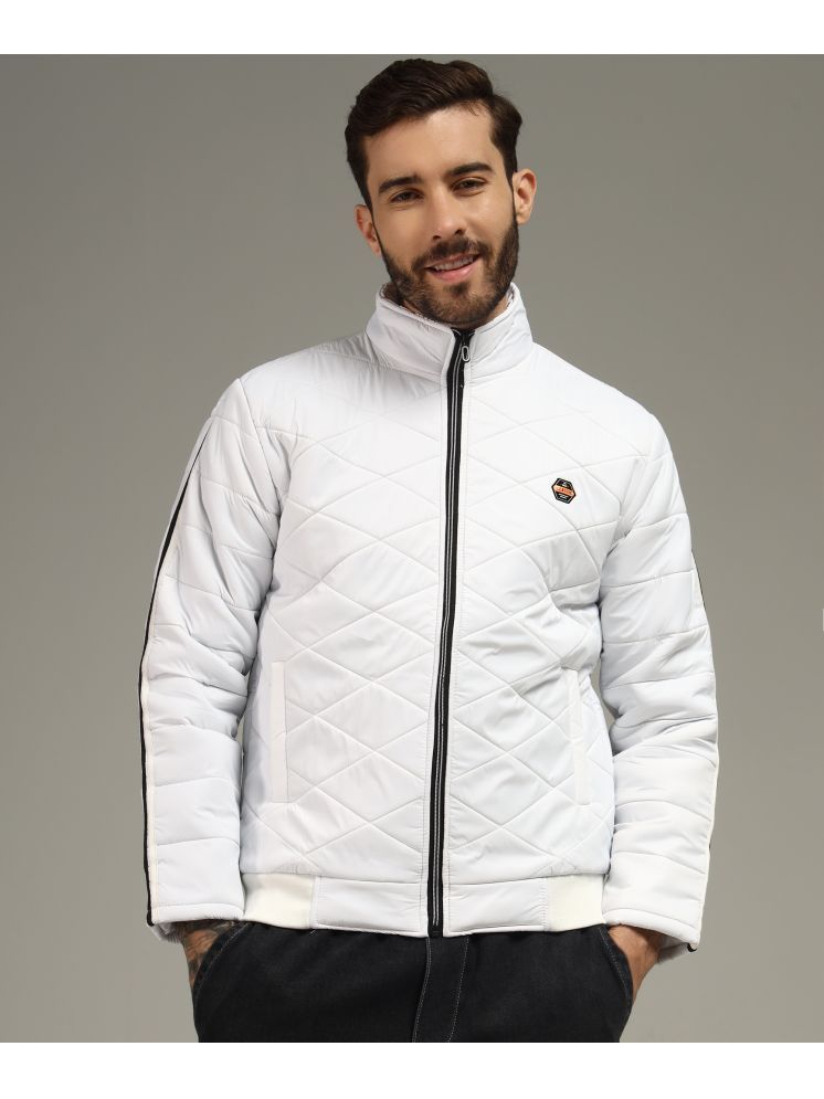     			Christy World Nylon Men's Puffer Jacket - White ( Pack of 1 )