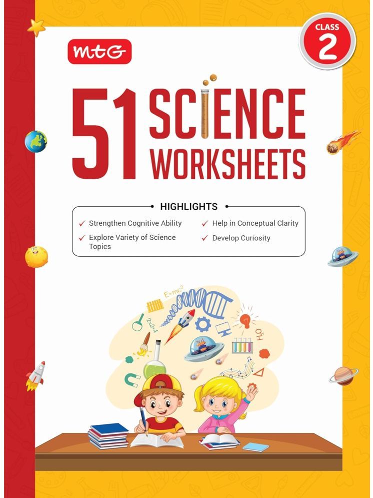     			MTG 51 Science Worksheets Class 2 – Science Workbook to Help in Conceptual Clarity | Strengthen Cognitive Ability | Develop Curiosity (Based on CBSE/NCERT)