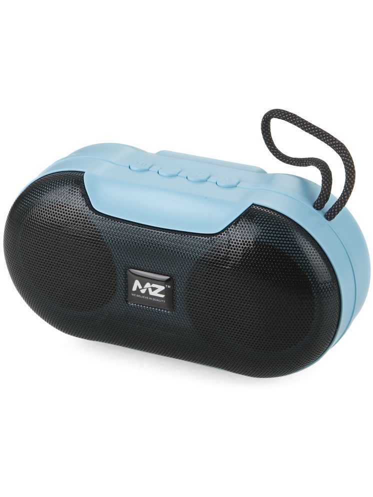     			MZ M402SP 5 W Bluetooth Speaker Bluetooth v5.0 with SD card Slot Playback Time 6 hrs Blue