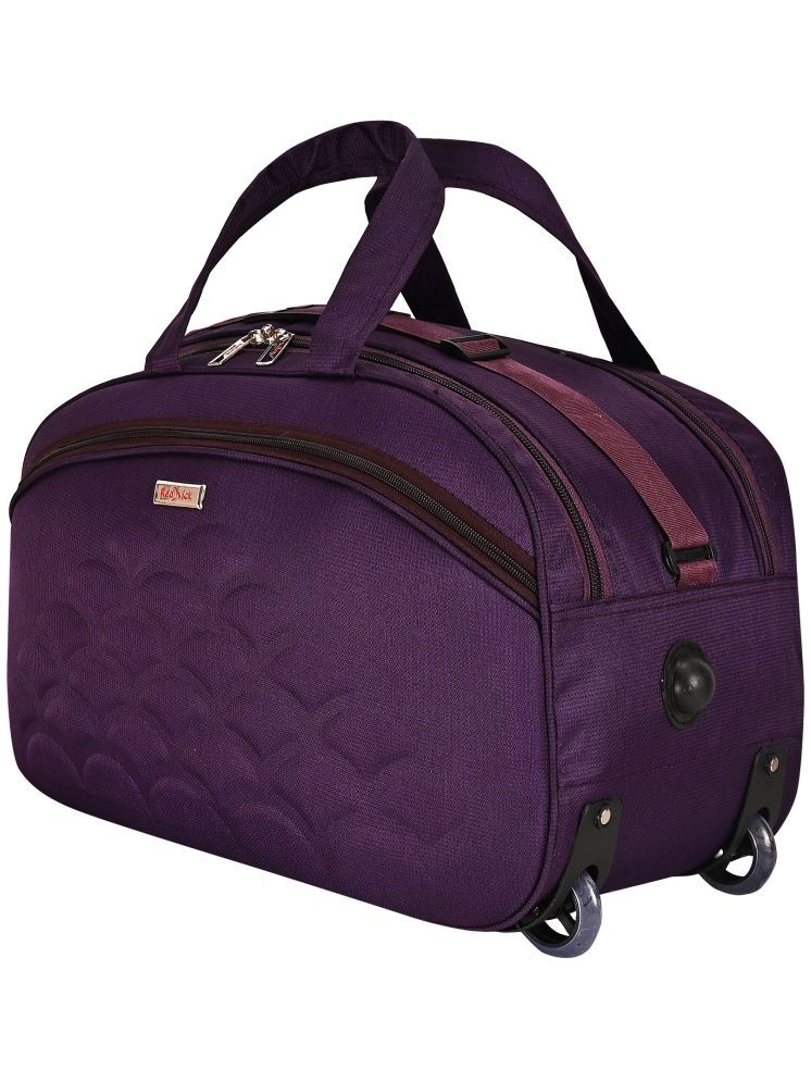     			Red vick 24 Ltrs Purple Polyester Duffle Trolley