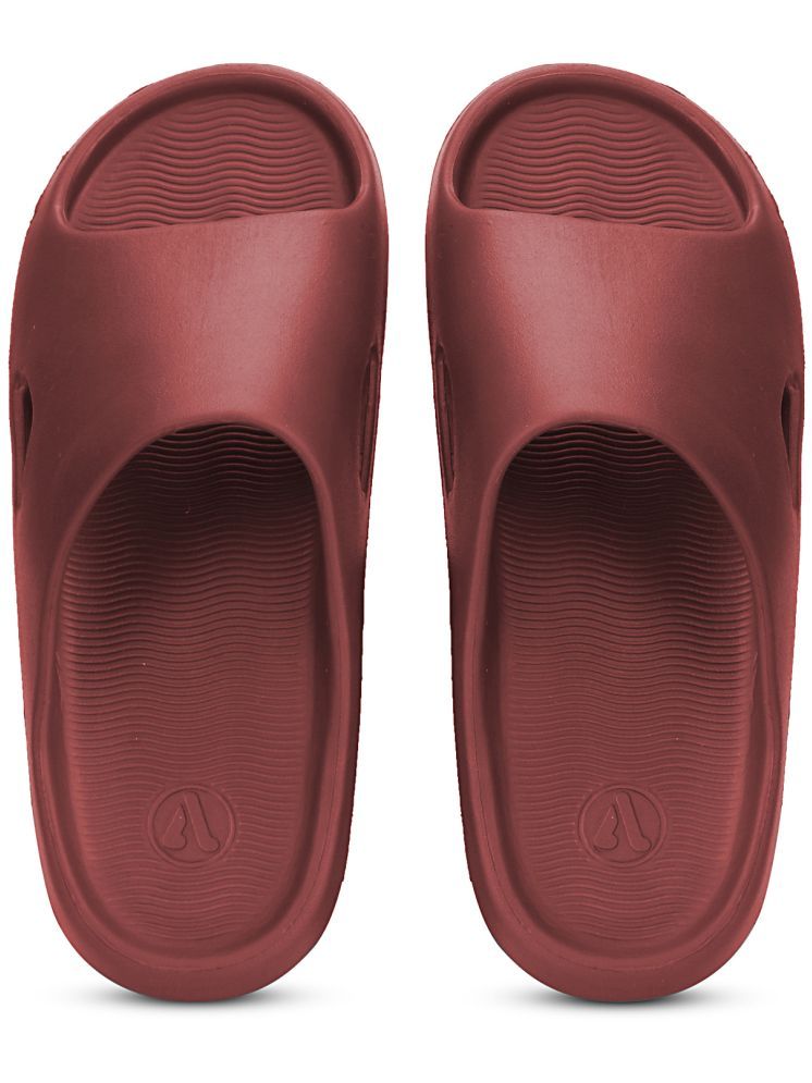     			Aqualite Red Women's Slide Flip Flop