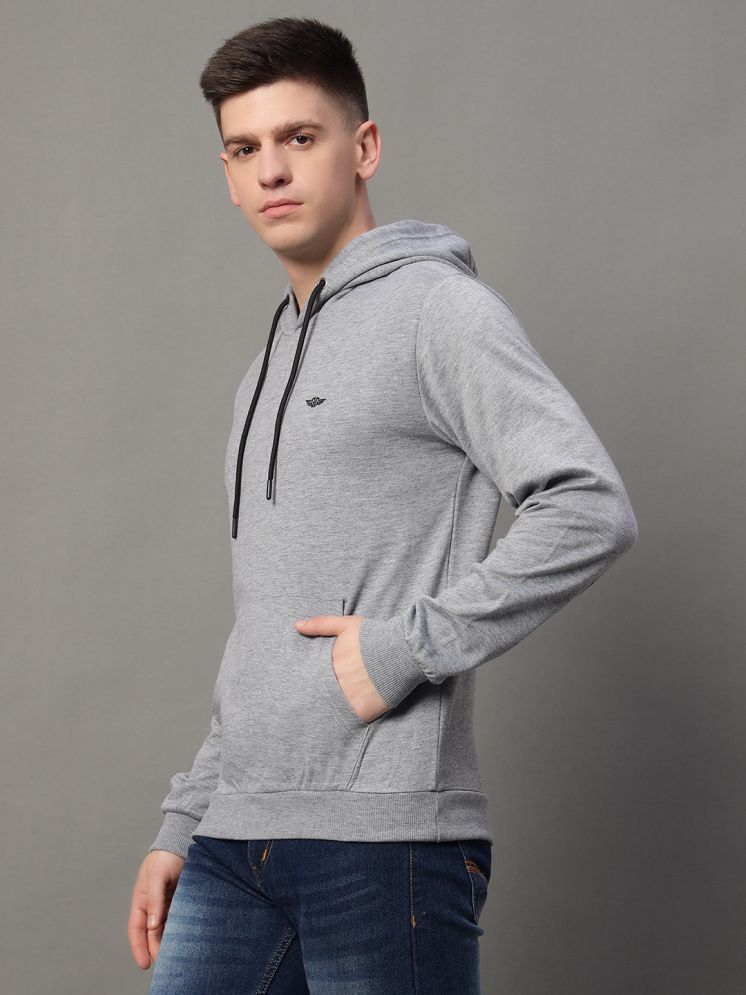     			GET GOLF Fleece Hooded Men's Sweatshirt - Grey ( Pack of 1 )