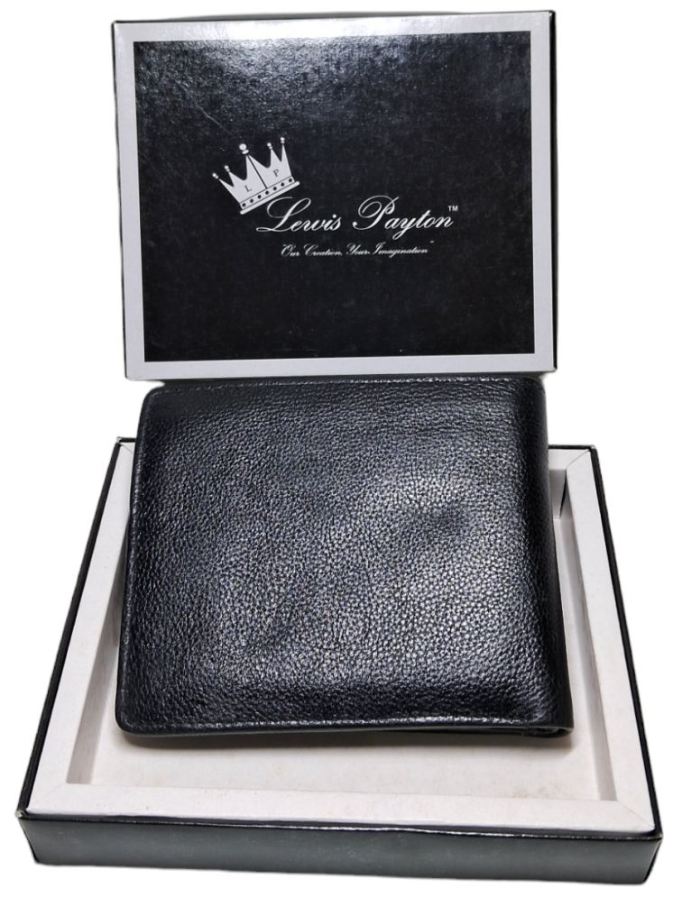     			LEWIS PAYTON Z Black Leather Men's Two Fold Wallet ( Pack of 1 )