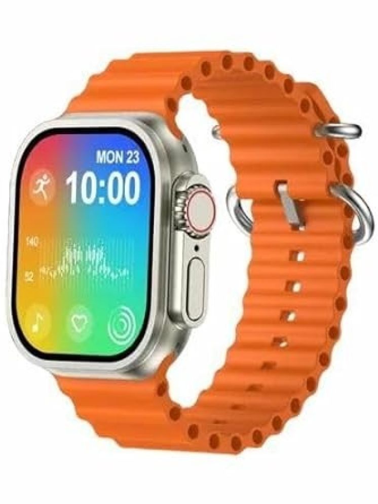     			OCEAN THREEZ T800 Orange Orange Smart Watch