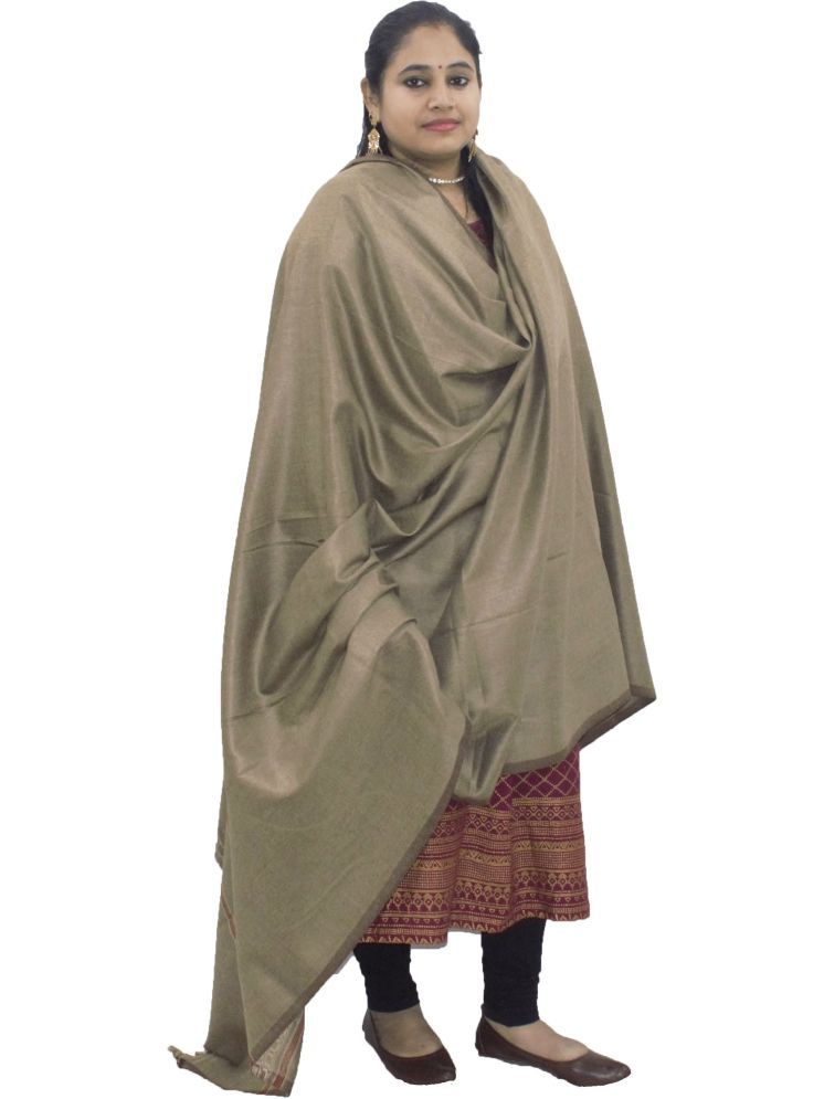     			Sprha Brown Striped Shawl - ( Pack of 1 )