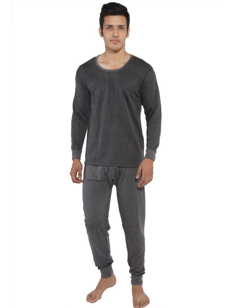     			Wako Pack of 1 Cotton Thermal Sets For Men's ( Grey )