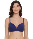 Lux Lyra - Blue Cotton Heavily Padded Women's Push Up Bra ( Pack of 1 )