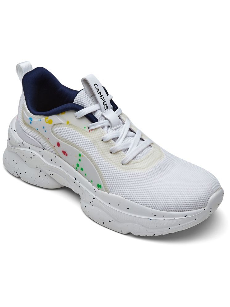     			Campus - White Women's Running Shoes