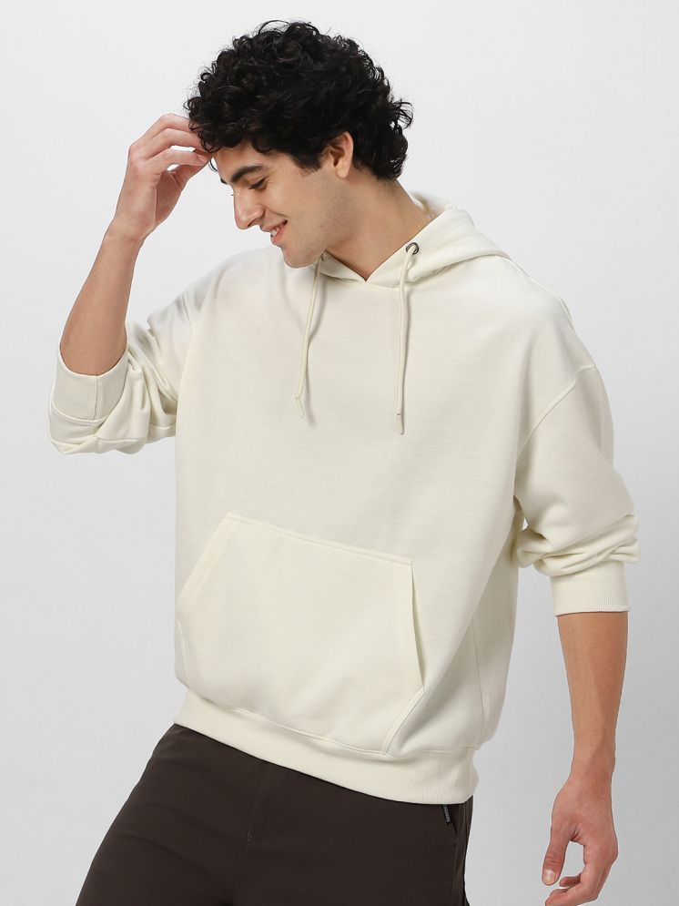     			Urbano Fashion Cotton Blend Hooded Men's Sweatshirt - White ( Pack of 1 )