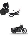 Royal Enfield Classic 350 Black USB  Bike Charger