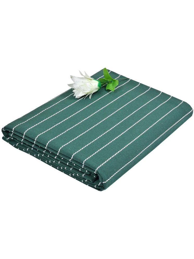     			CRAZYWEAVES Green Double bed 100% Cotton Bedsheet ( 1 pcs )