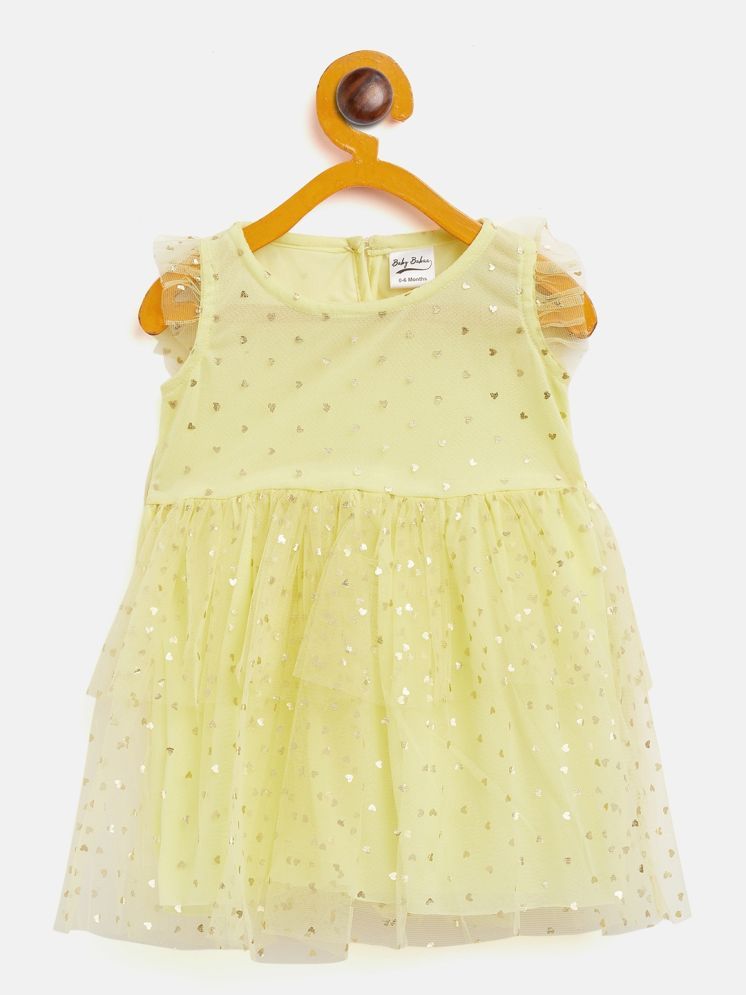     			Camey Polyester Frock For Baby Girls ( Pack of 1 , Yellow )