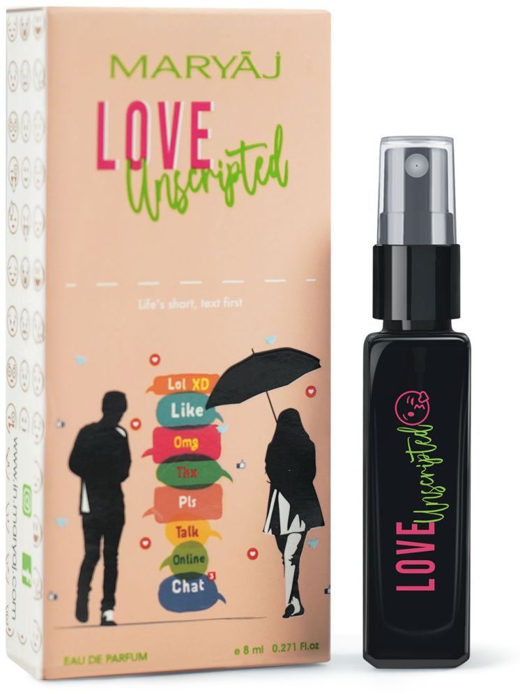     			Maryaj MARYAJ_LOVE_UNSCRIPTED_EDP_8ML Deodorant Spray & Pocket Perfume for Unisex 40 ml ( Pack of 1 )