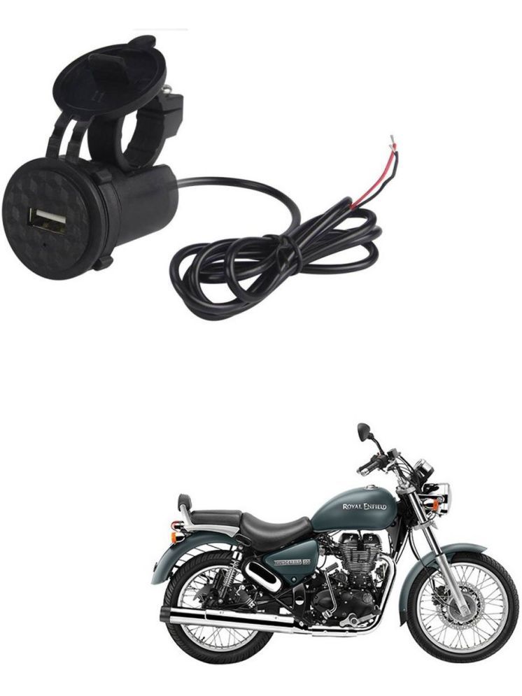     			Royal Enfield All Bike Model Black USB  Bike Charger