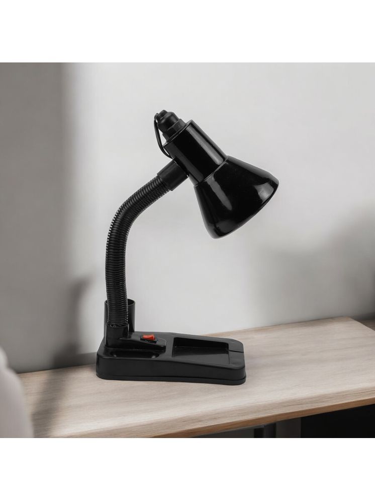     			SPARKWORLD Black Study Table Lamp ( Pack of 1 )