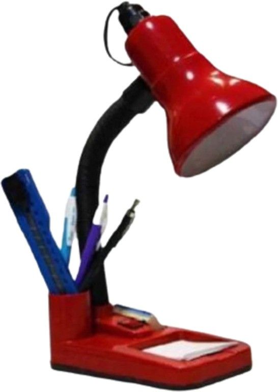     			SPARKWORLD Red Table Lamp ( Pack of 1 )